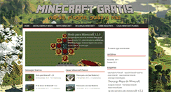 Desktop Screenshot of minecraft-gratis.net